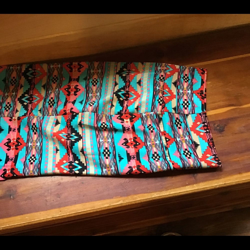 Aztec Print Skirt